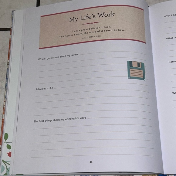 NEW Bluestreak Books Grandfather’s Journal-Memories & Keepsakes For My Children - Picture 6 of 10